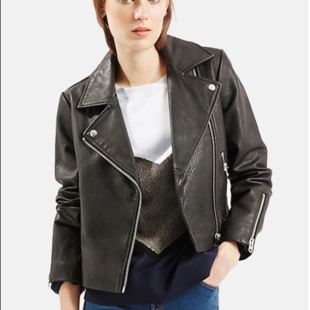 Topshop Leather Jacket